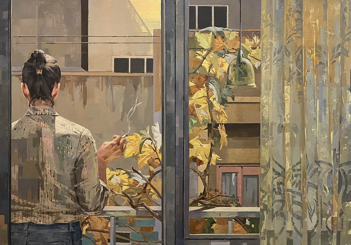 Hanie Soltani: Autumn Balcony